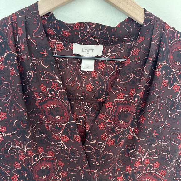 LOFT Fall Floral Sleeveless Top - Picture 2 of 5